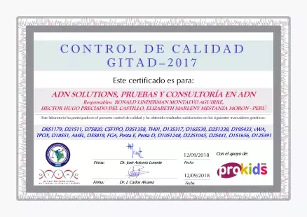 Control de calidad 2017